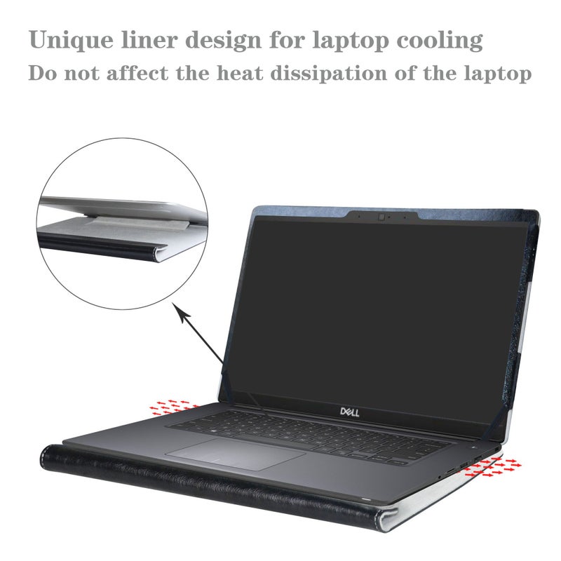 Alapmk Protective Case Cover for Dell Latitude 13 7380 7390 & 12.5 inch Dell Latitude 12 7290 7280 13.3 inch Laptop(Warning:Not fit Latitude 12 E7270 E7250/Latitude 13 7390 7389 7370),Black - Image 3